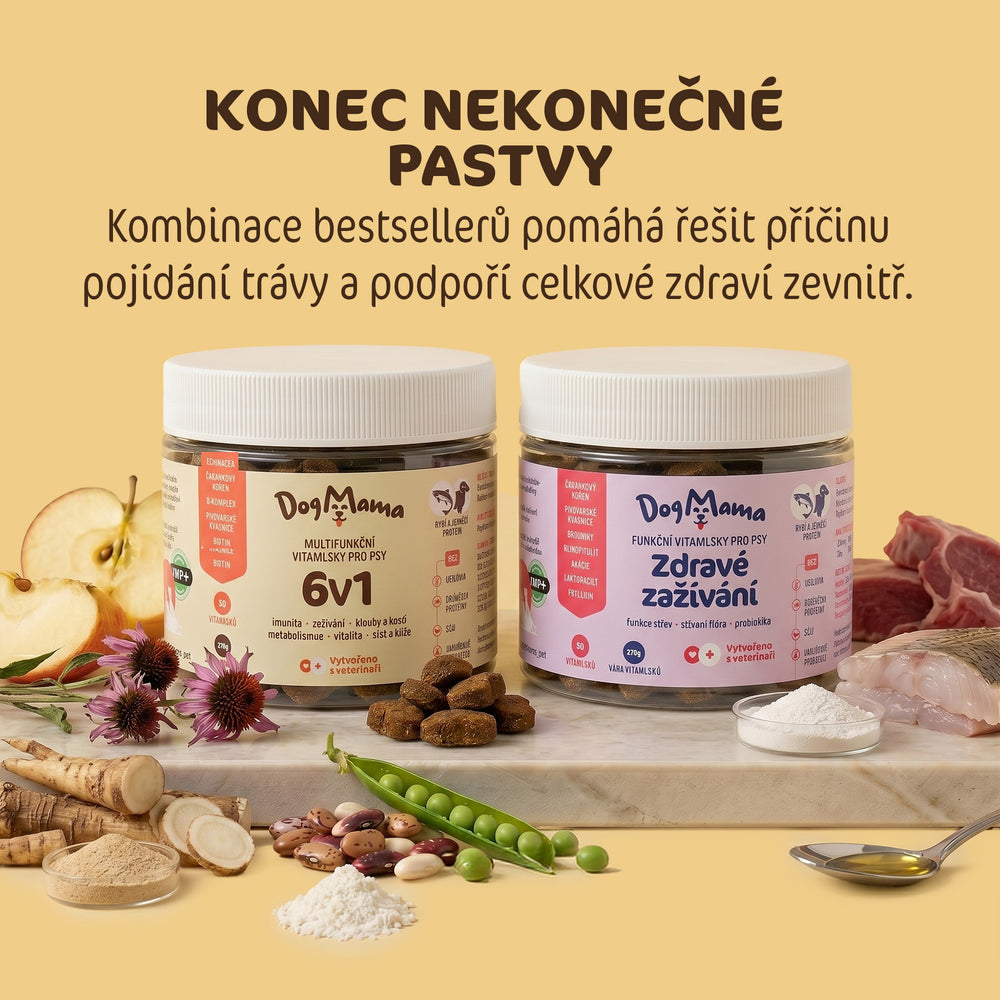 Kombo proti pojídání trávy