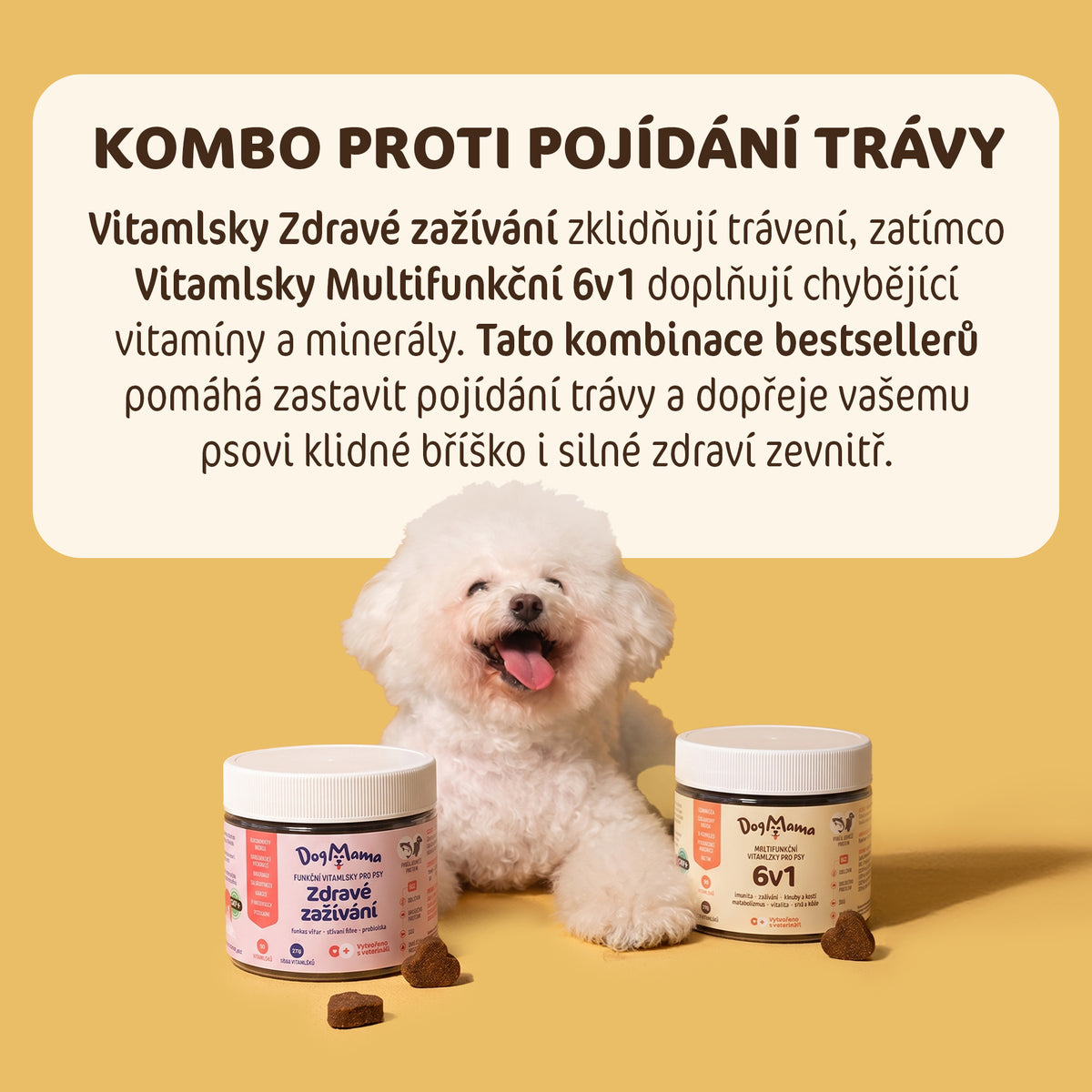 Kombo proti pojídání trávy