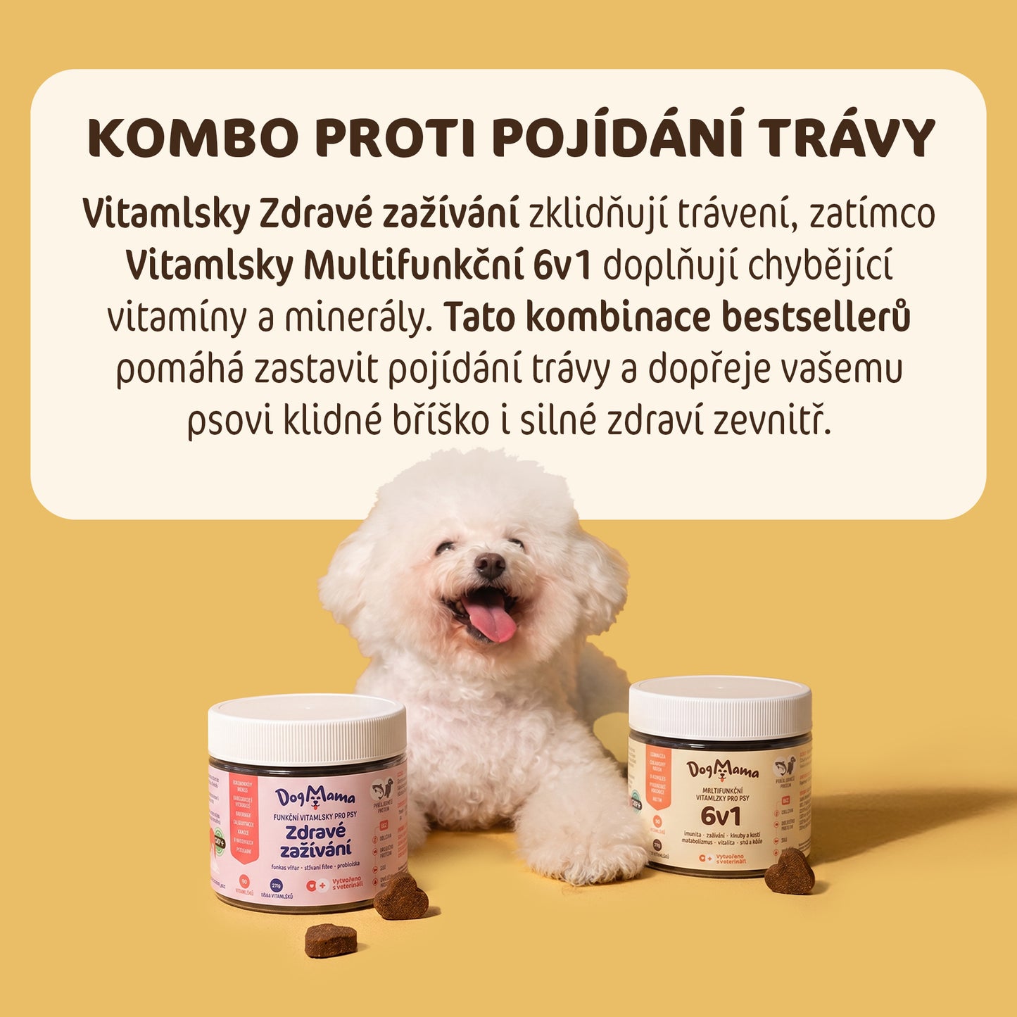 Kombo proti pojídání trávy